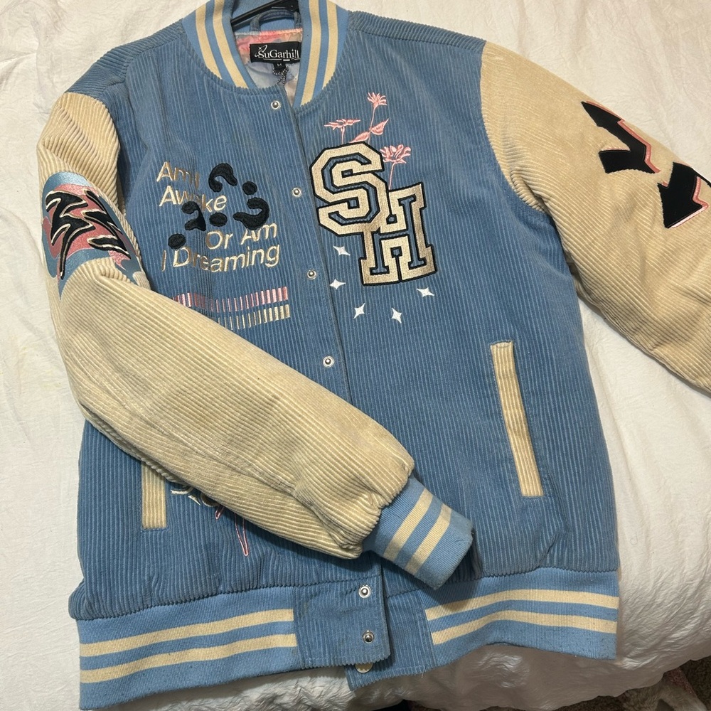 Men’s varsity jacket, medium corduroy